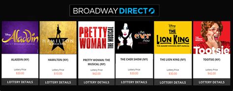 broadway lottery direct